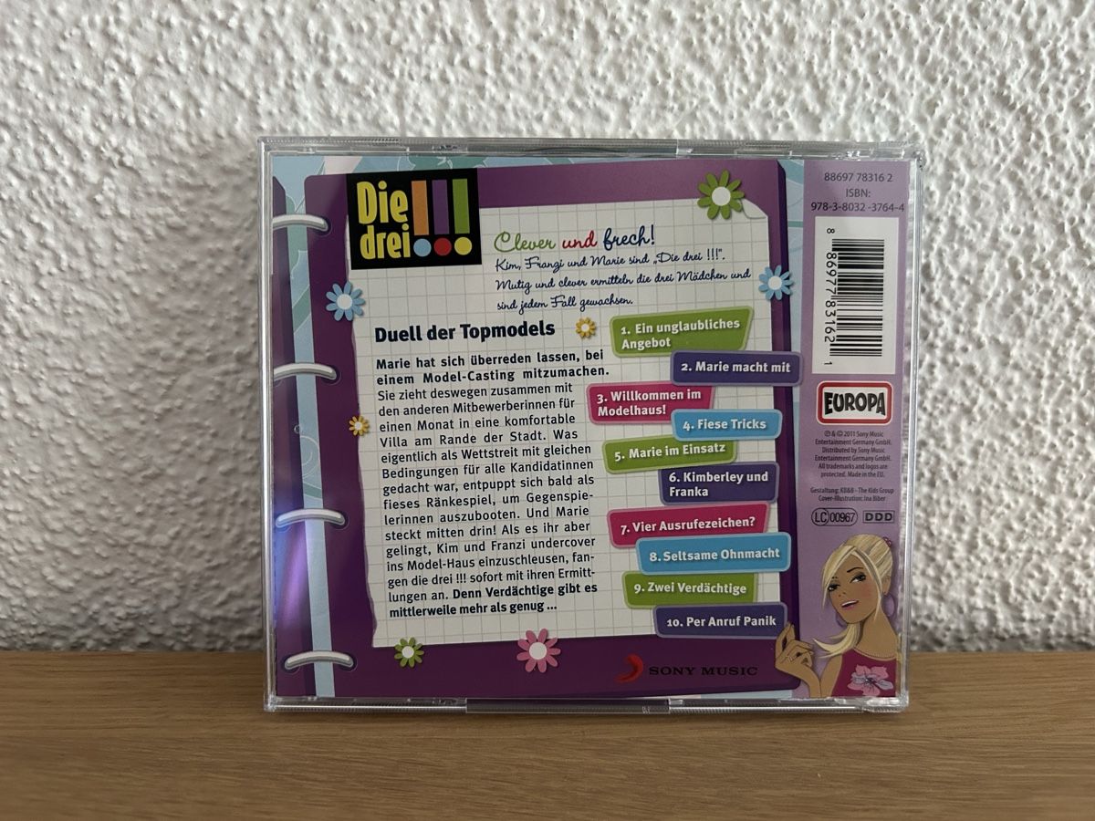 Audiolibri: Die drei !!! Duell der Topmodels Fall 15 – Usato da Naters venduto da Gemschhtte 2