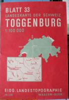 Toggenburg Wanderkarte Blatt 33, Schweiz 1:100 000
