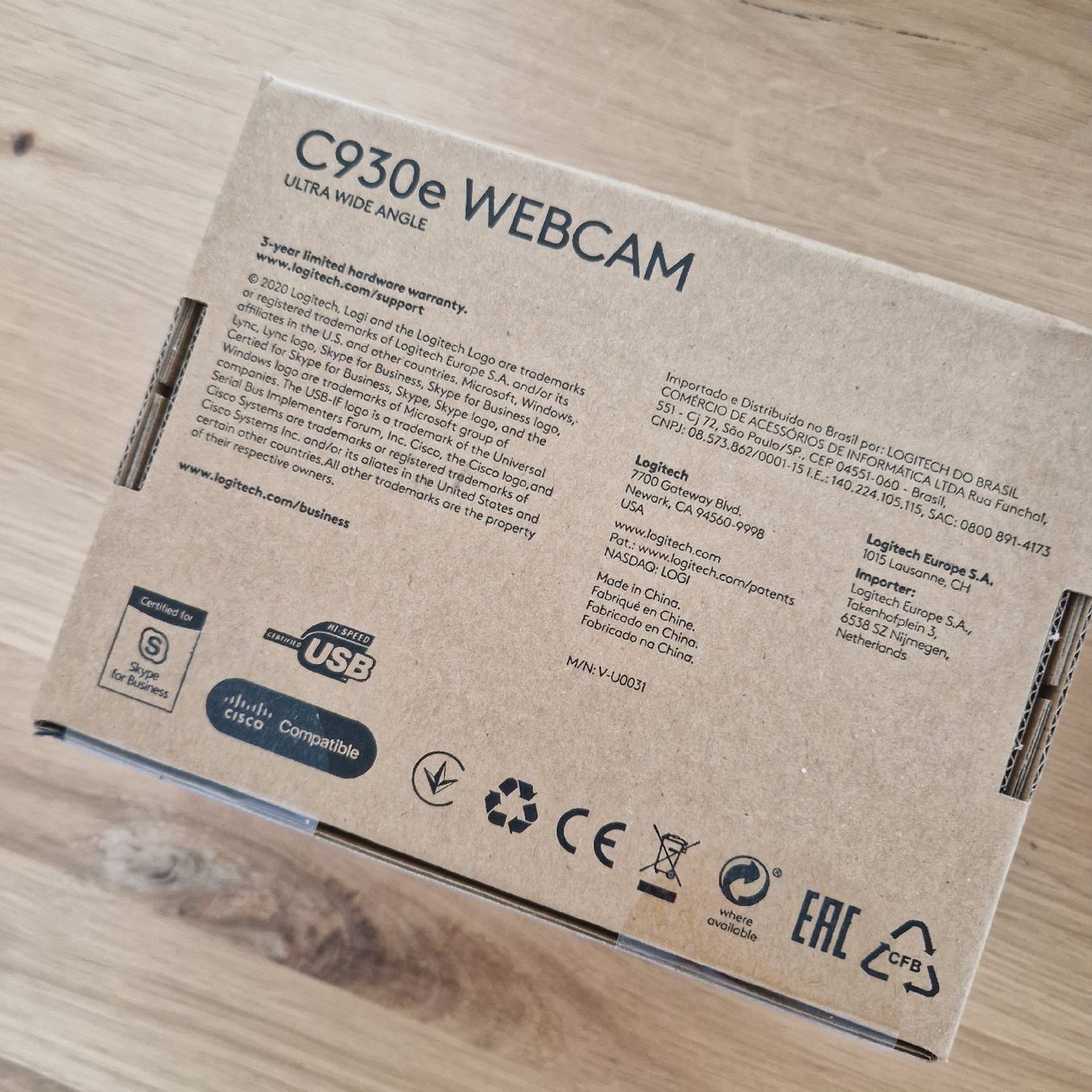 Logitech Webcam: neue Logitech C930e Webcam / Kamera – Nuovo e nell'imballaggio originale da Nendeln venduto da Zopfie_ 2