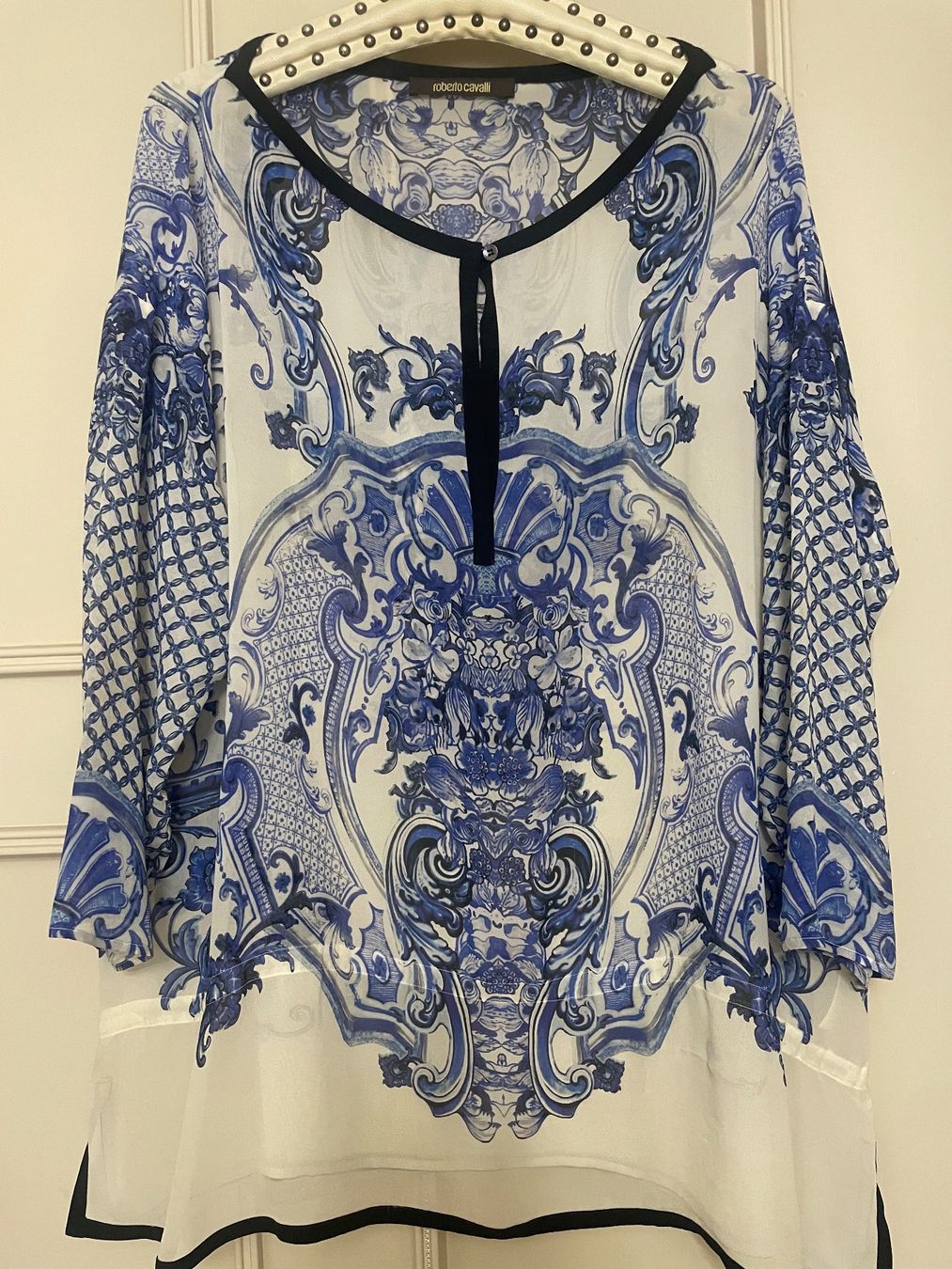 Roberto Cavalli Camicette: Bluse - Roberto Cavalli - Silk Seta Soie – Usato da Minusio venduto da Pink222