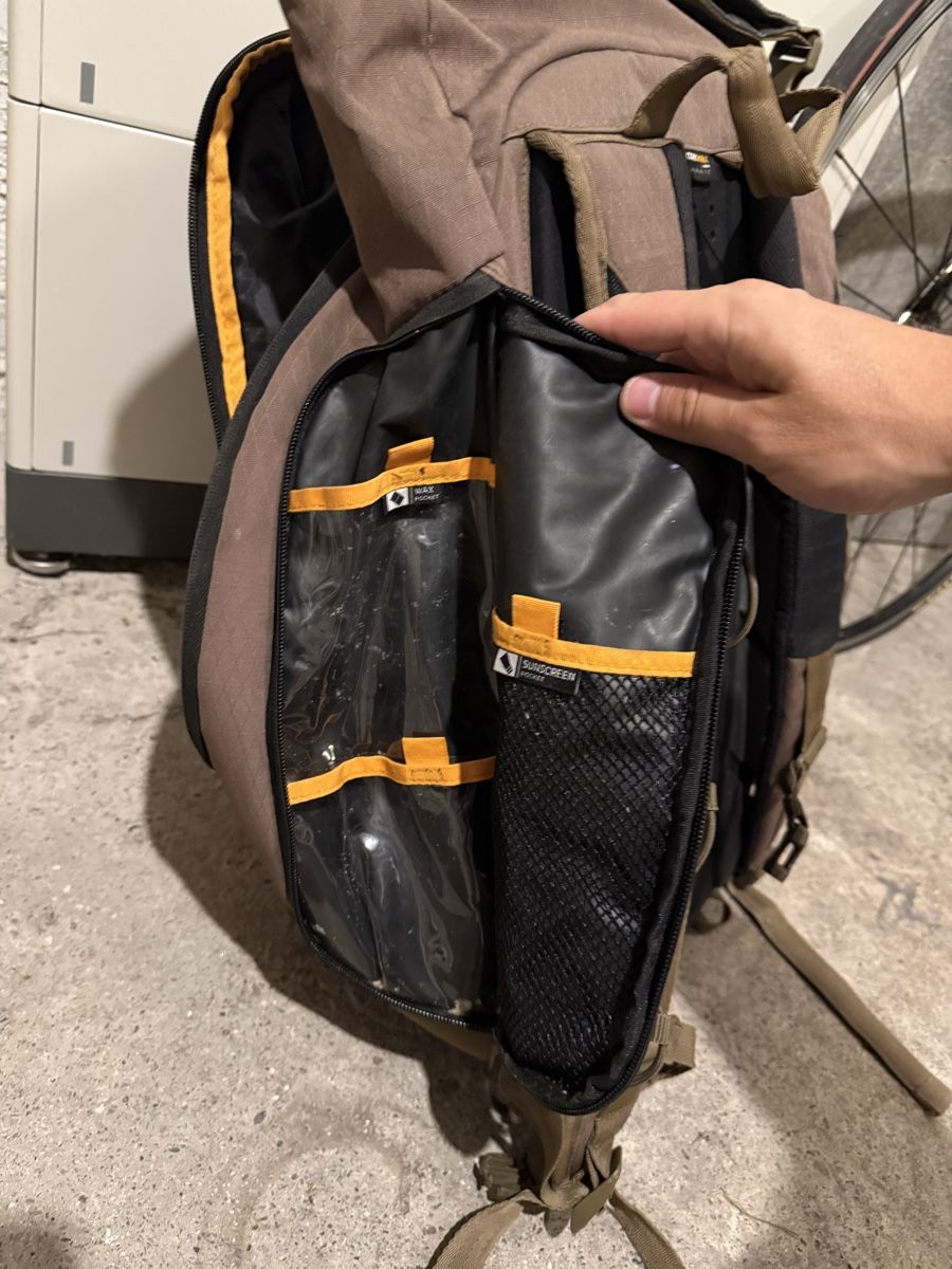 Zaini: Rip Curl Rucksack braun mit Rollverschluss gebraucht – Usato da näfels venduto da skatefree 3
