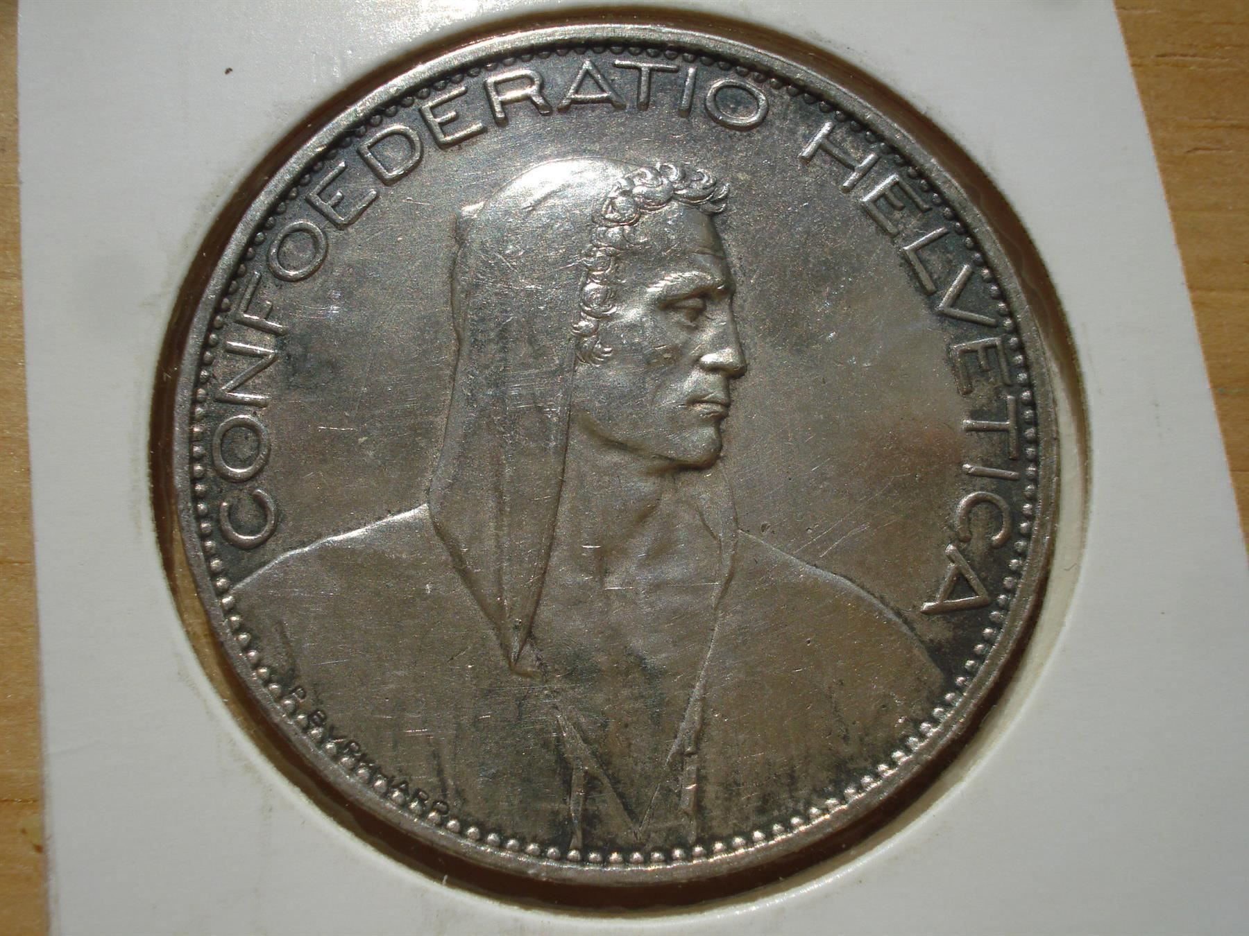 Alle Münzen: (47)  5 Franken  1925 – Gebraucht aus Erlach von Net-Coins 2