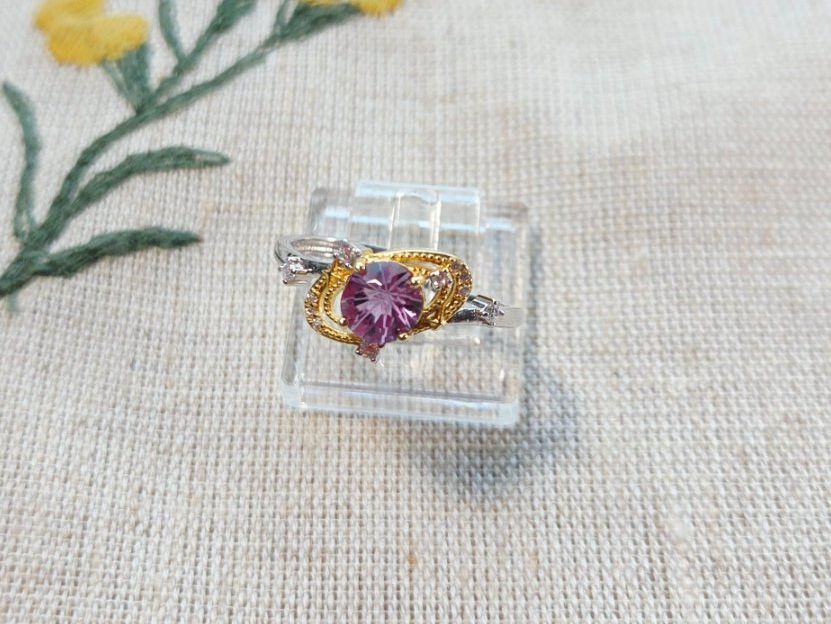 Anelli: NEW - S925 Amethyst Ring (Adjustable) – Nuovo (secondo la descrizione) da Zürich venduto da cin_wcf6