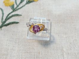 NEW - S925 Amethyst Ring (Adjustable)