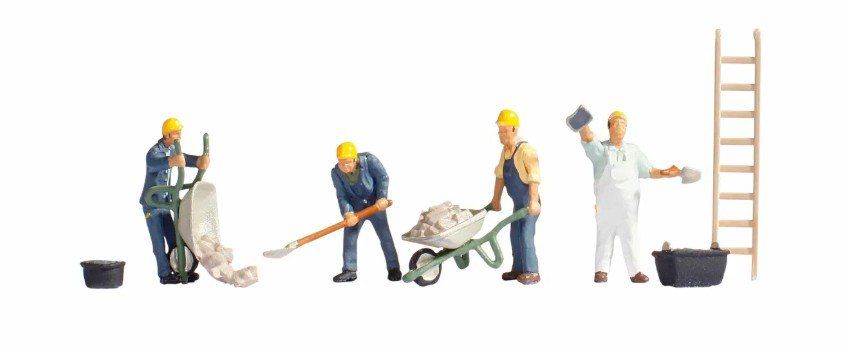 Noch Modelleisenbahnen: NOCH 15055 H0 Maurer – Neu und originalverpackt aus Neukirch an der Thur von MoBa-Artikel