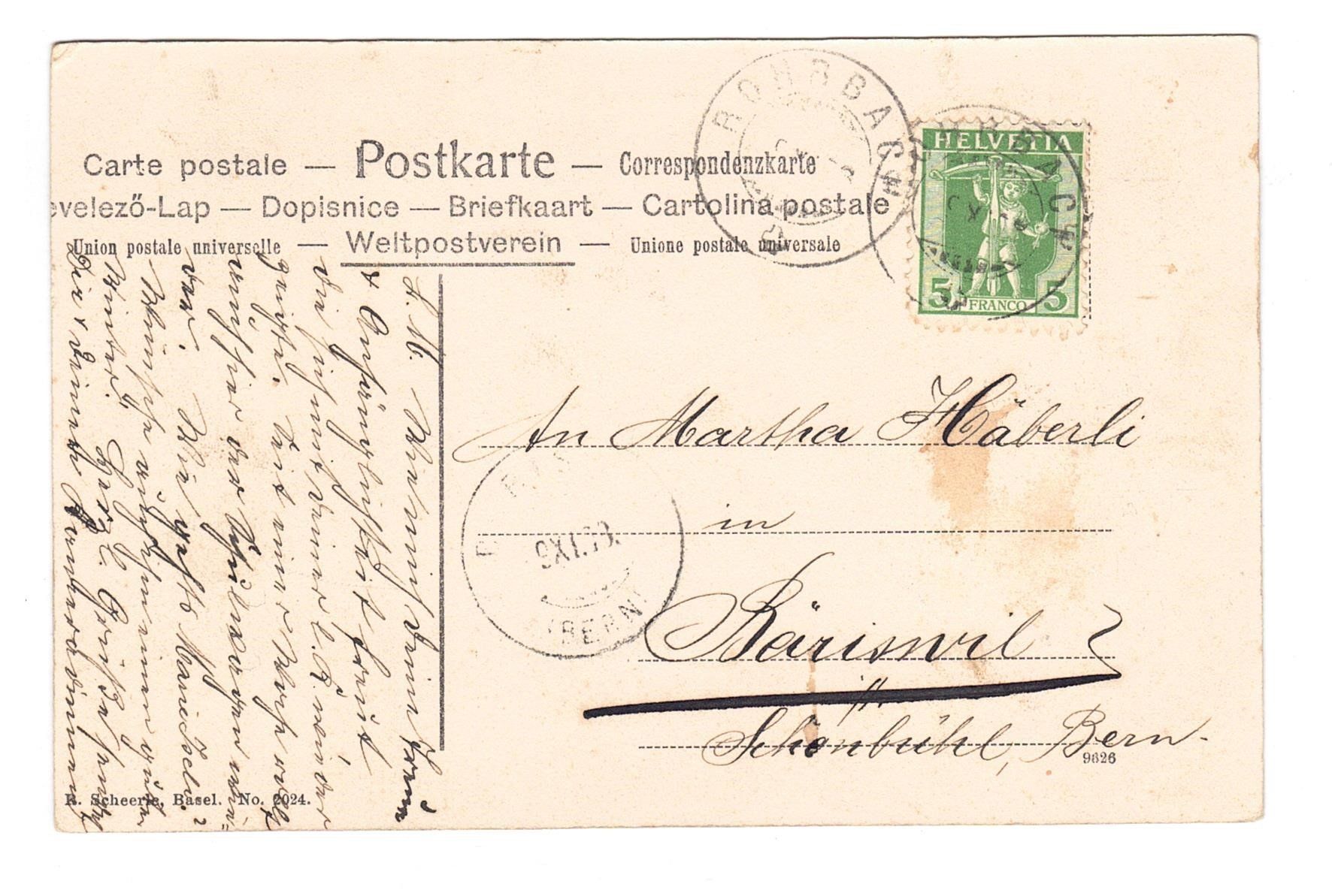 Cartes postales: Ansichtskarte Gruss aus Rohrbach – D'occasion à Büetigen par philat 1