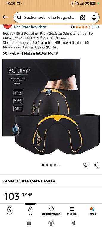 Hometrainer: Bodify EMS Trainer
 – Gebraucht aus Windisch von tiru90