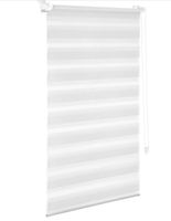 %Doppelrollo weiss 60x120cm Klemmfix ohne Bohren nur 15.-