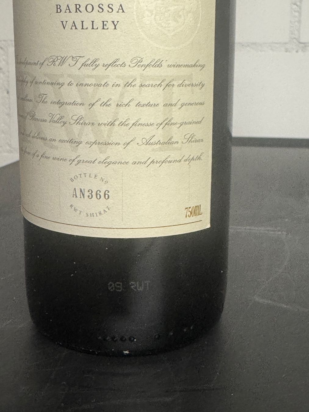 Vino: Penfolds RWT 2009 Rotwein – Nuovo e nell'imballaggio originale da Uetikon am See venduto da ZueriTB 2