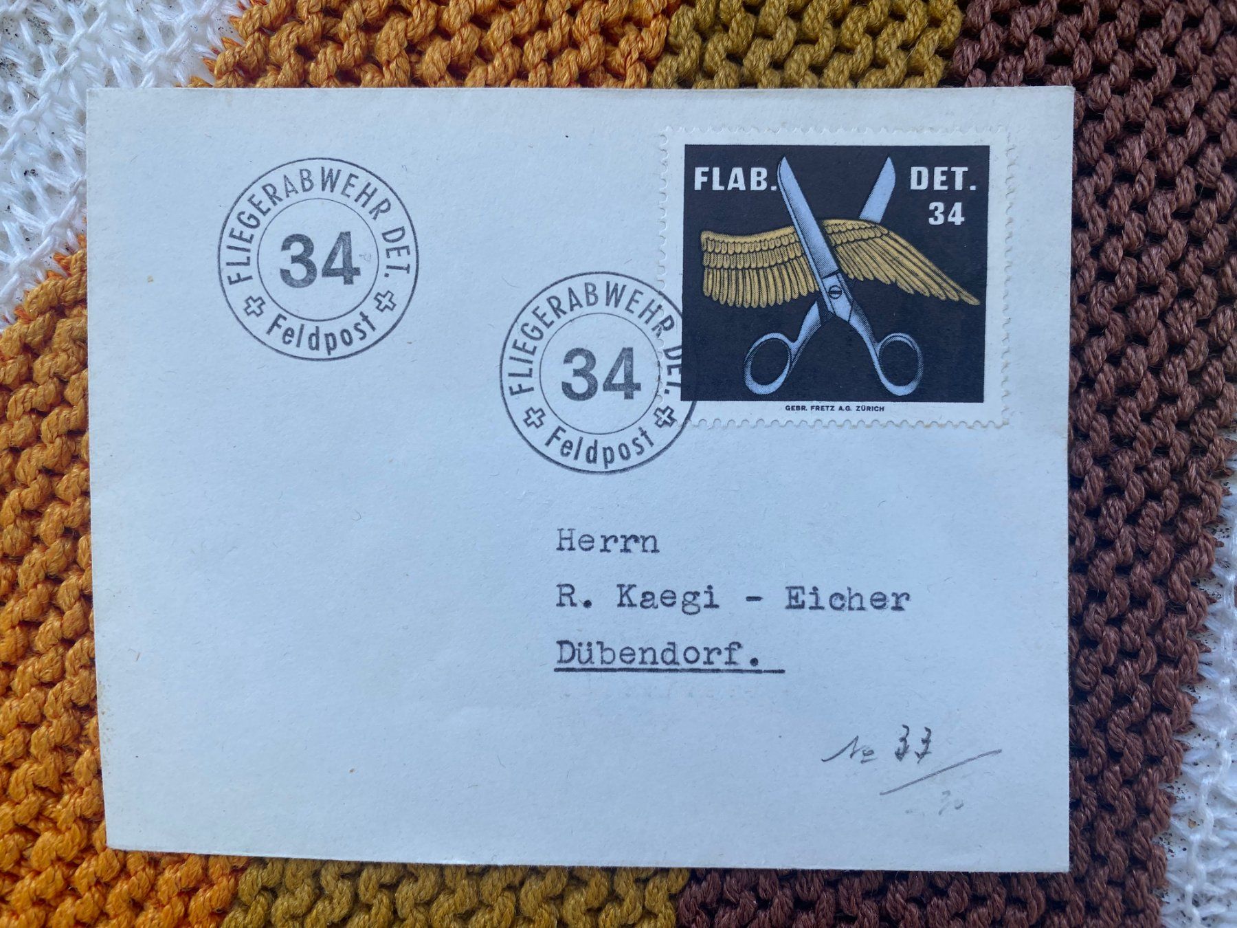 Tutti i francobolli: Brief Soldatenmarke I – Usato da Langendorf venduto da Antik-Samariter