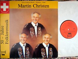 Signierte LP Martin Christen 50 J. Obwaldnergruss GEWASCHEN
