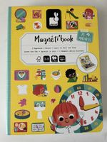 Janod Magneti'book Lernuhr, magnetisches Spiel, neuwertig