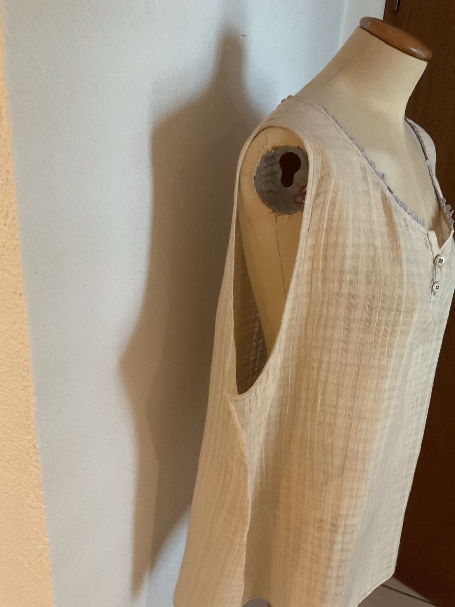 Camicette: Senas Linen/Baumwolle Bluse Ärmellos – Nuovo (secondo la descrizione) da Wil ZH venduto da RiccardaWegmann 2