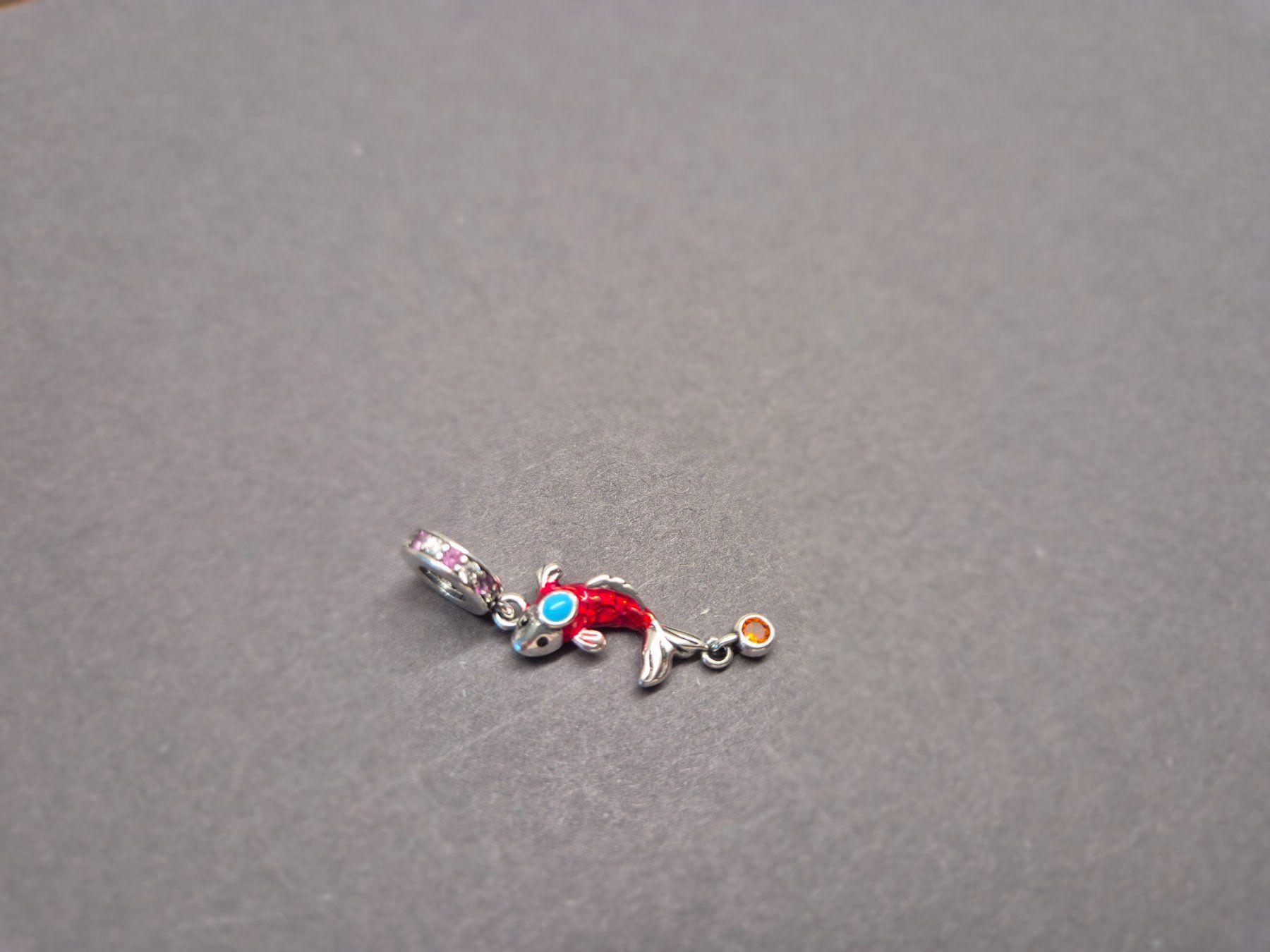 Ciondoli: Silber Charm Koi Fisch +Garantie – Nuovo (secondo la descrizione) da Rotkreuz venduto da Carbone_Bijou-Shop 1