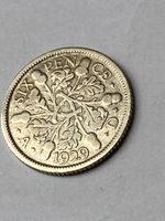 6 pence GB - 1929 - Argent