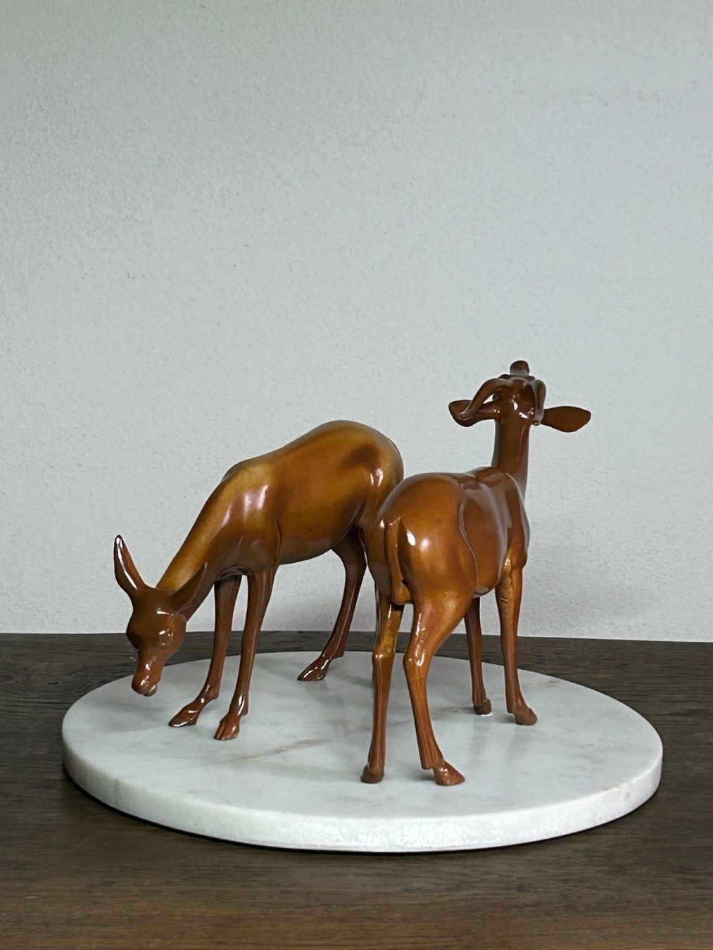 Sculture & Statue: Antilopen - Paar aus Régule / Bronze - Ersatz – Nuovo (secondo la descrizione) da Rocourt venduto da Vijay02 2