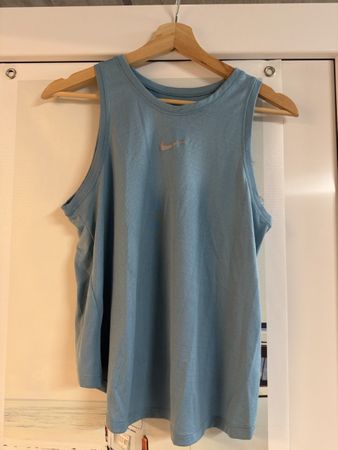 Damen Top Nike Dri-Fit blau Grösse M 