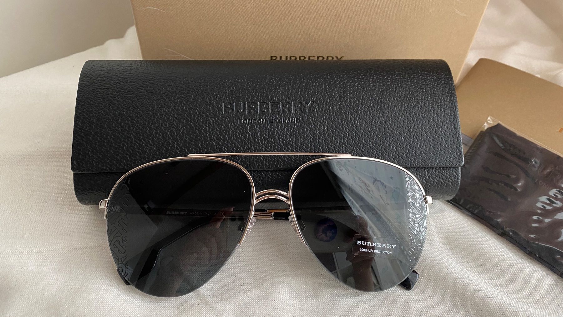 Burberry Occhiali & Lenti: Burberry Sonnenbrille – Nuovo e nell'imballaggio originale da Schaan venduto da MivrSh 4