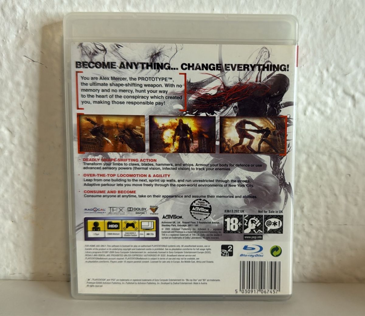 Sony Jeux: Prototype game for PlayStation 3 – D'occasion à Ehrendingen par bubulence 1