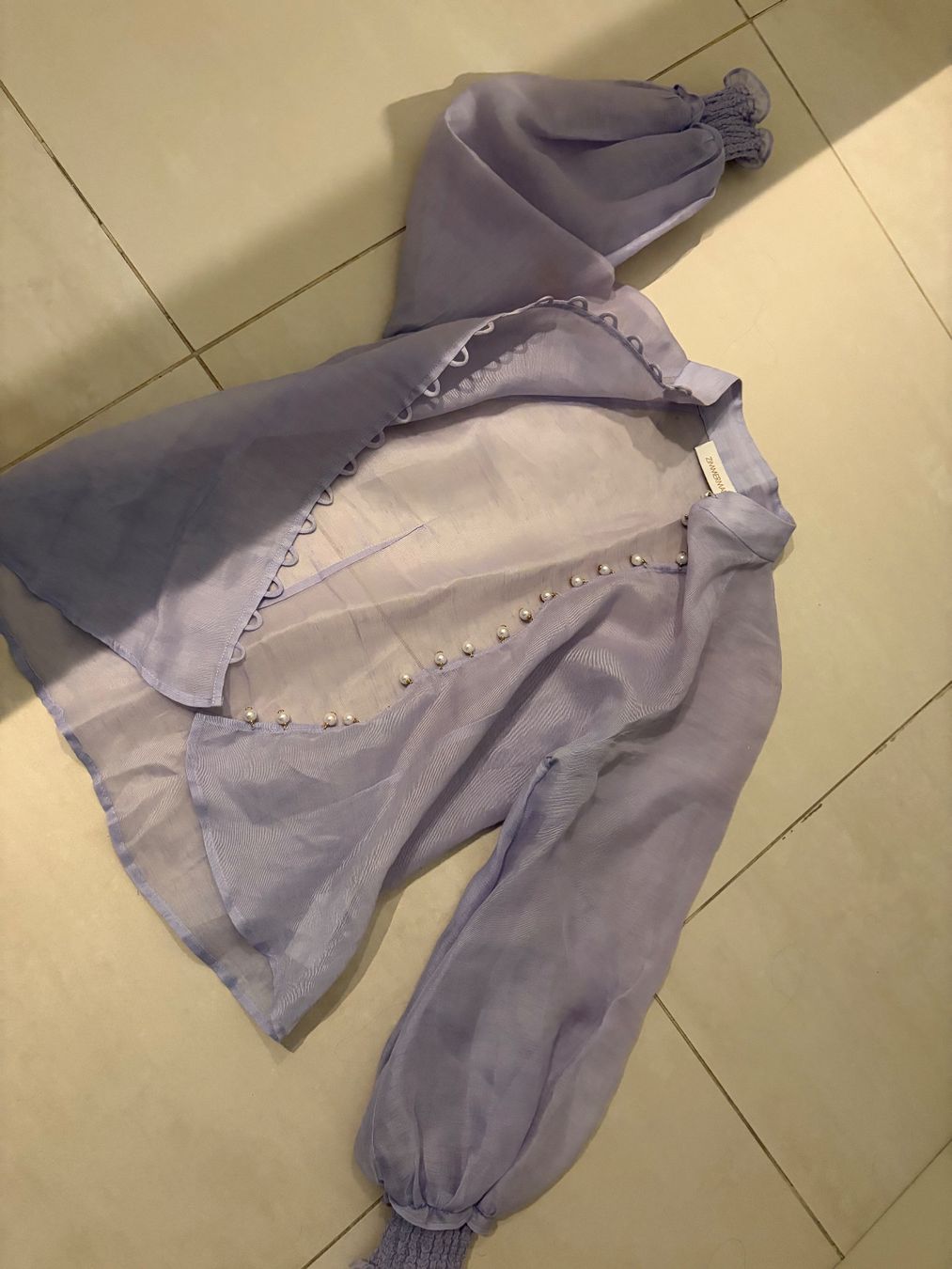 Zimmermann Chemisiers: Zimmermann Bluse lila – Neuf (Voir description) à Zürich par fab_lhd9