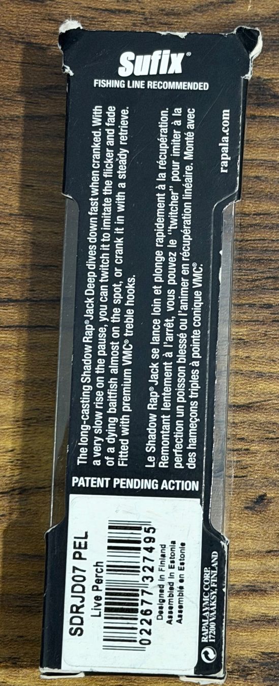 Rapala Appâts: Rapala Shadow Rap Jack Deep - 7cm 10g #19 – Neuf avec emballage d'origine à Widnau par Fishingtackle_Oggy 3