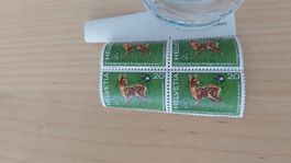4 Briefmarken Tierschutz