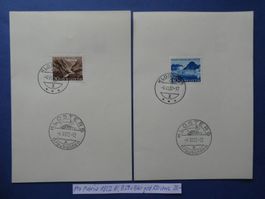 Pro Patria 1952 Nr. B59+B60 gestempelt Klosters