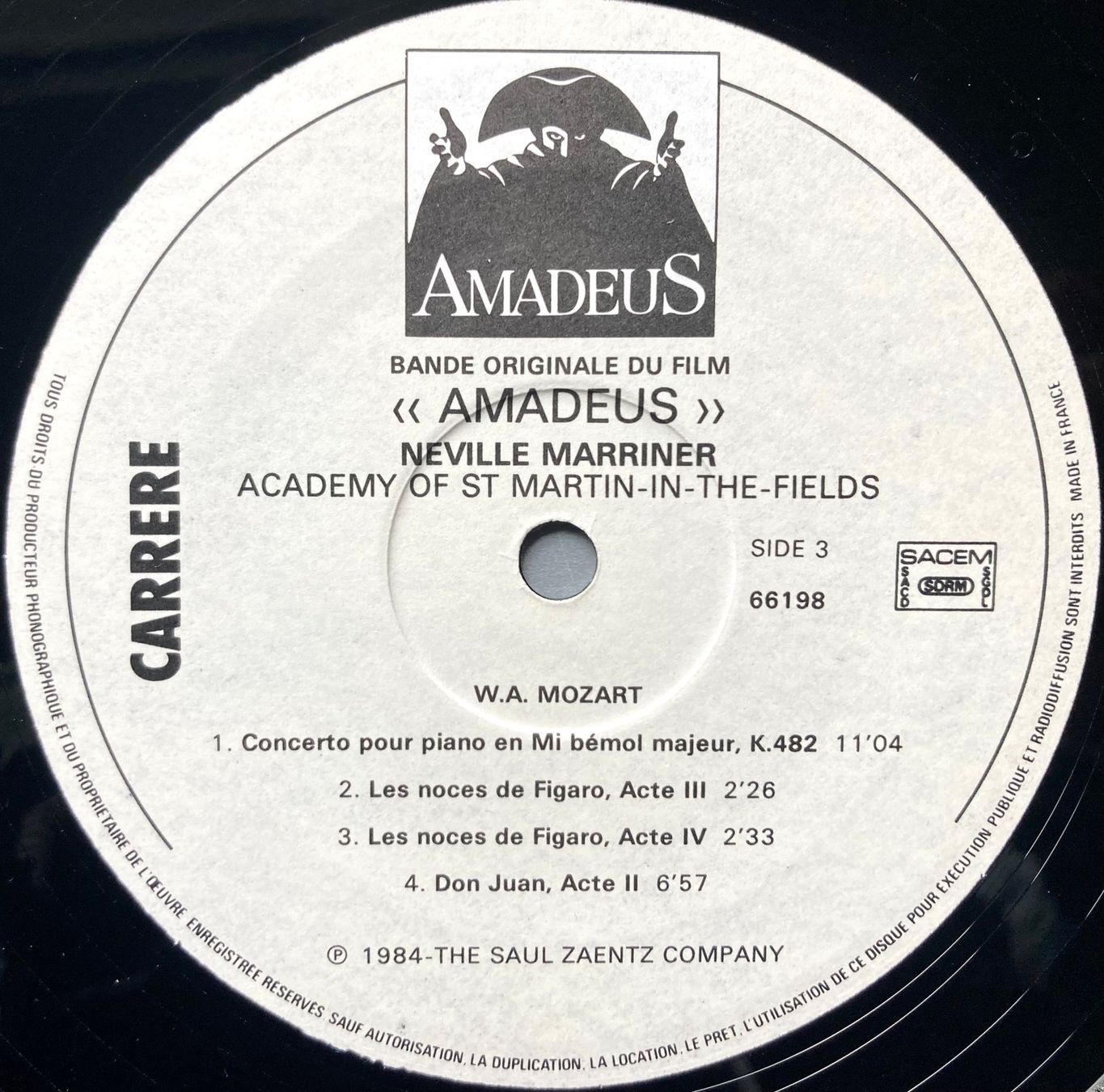 Dischi in vinile: MUSIQUE DE FILM - AMADEUS – Usato da Poliez-Pittet venduto da Newtown-Records 3