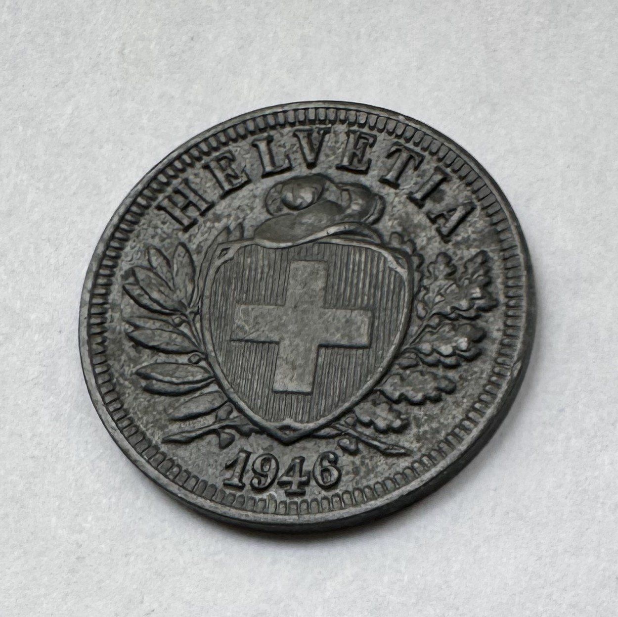 Alle Münzen: 1946 2 Rappen unz – Neu (gemäss Beschreibung) aus Kirchberg SG von Helveticus00