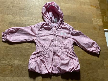 Windjacke rosa mit Katze Gr. 92 (259)
