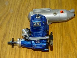 Zwei Motore OS MAX LA 46 (7,5ccm)
