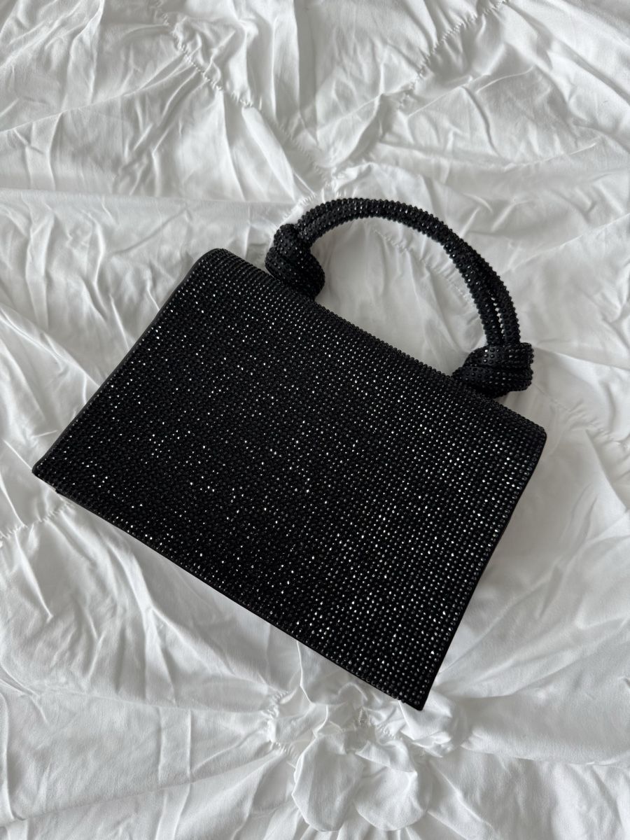 Mango Borse da donna: Schwarze Glitzer Handtasche - neuwertig! – Nuovo (secondo la descrizione) da Binningen venduto da happy_xx 5