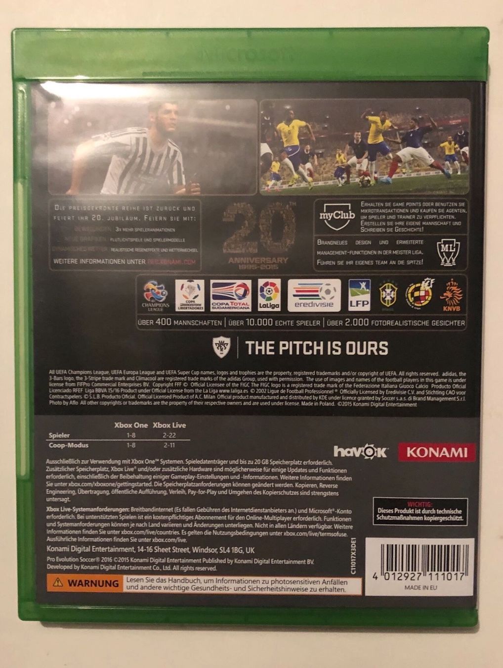 Microsoft Spiele: PES 2016 Pro Evolution Soccer Xbox One – Gebraucht aus Kestenholz von Mad18 1