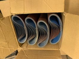 38 Schleifbänder SIA 100 für Bulli Kehlmaschine