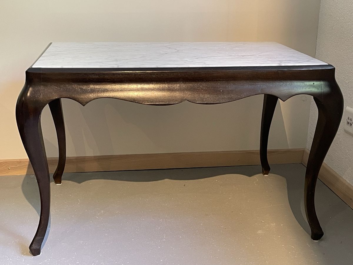 Tische: Table basse style restauration marbre de carrare – Gebraucht aus Lamboing von christopheO