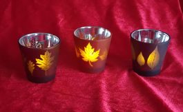 Partylite Kerzenständer mit Blätter