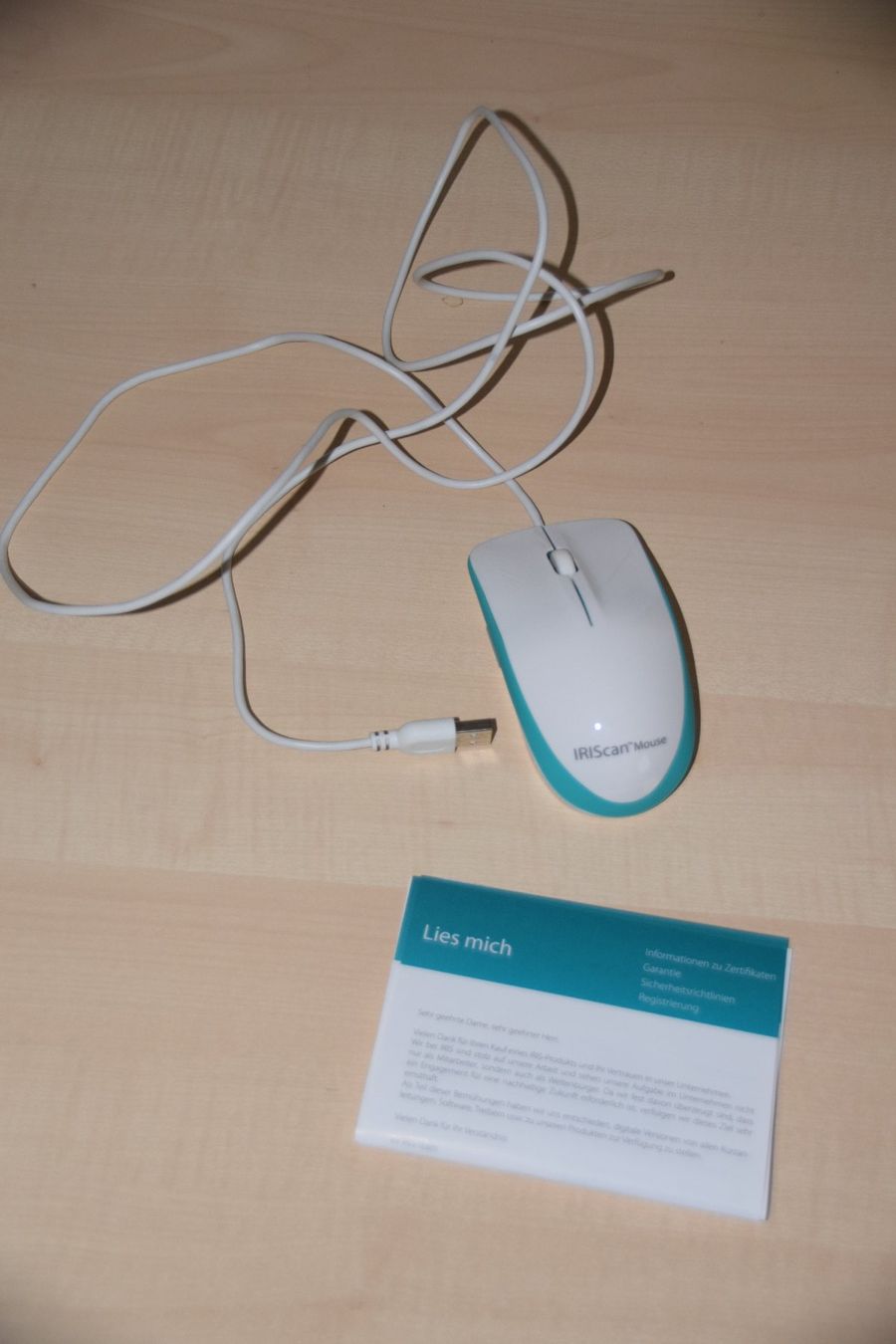 Mouse: IRISScan Mouse Executive 2 Computermaus die auch Scannt – Usato da Rüti ZH venduto da Mei996 2