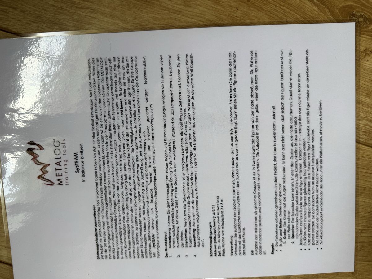 Spiele: Metalog Training Team Komplettset von Neuland – Neu (gemäss Beschreibung) aus St. Peterzell von Adi20080 4