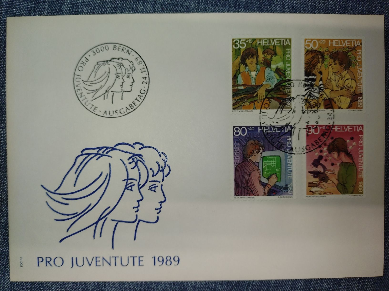 Tutti i francobolli: Ersttagesbrief Pro Juventute 1989 – Nuovo (secondo la descrizione) da Diessbach b. Büren venduto da Crocharry