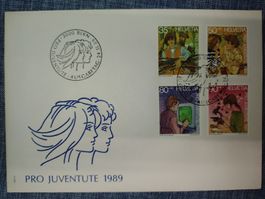 Ersttagesbrief Pro Juventute 1989