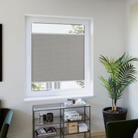 Isolierendes Plissee, Grau - Ideal für den Winter + Sommer!