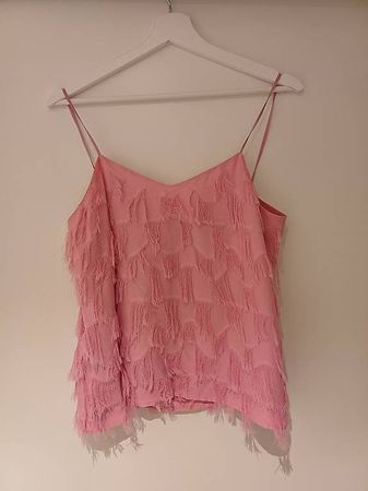 Marella Top mit Fransen, Gr. S, Rosa, Sommer Look!