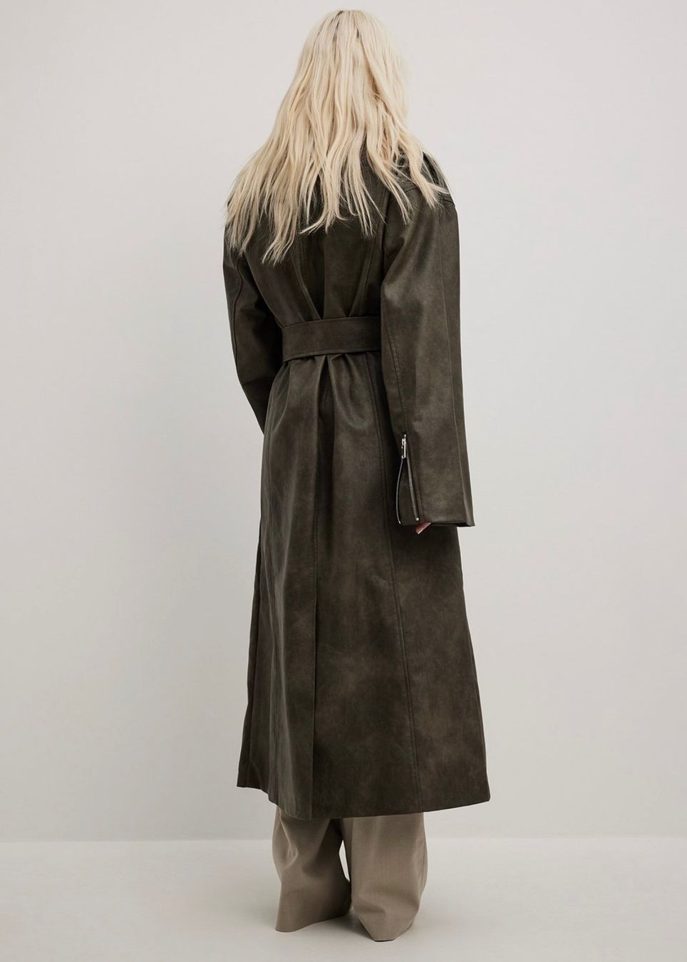 Na-kd Jacken: NA-KD Maxi Bikerjacke aus PU Gr. 38 – Gebraucht aus Klingnau von Vdado 3
