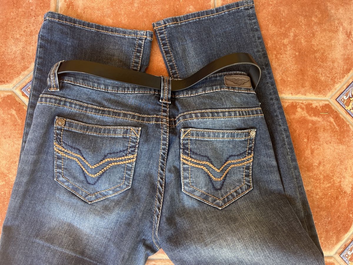 Harley-Davidson Pantaloni: Harley Davidson Damen Motorradhose 10 – Nuovo (secondo la descrizione) da Bonaduz venduto da Malves10 3
