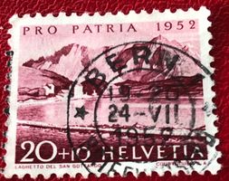 PRO PATRIA GESTEMPELT   ﻿  