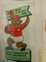 Antiker Bern 2 Tage Marsch Aufkleber 1988
