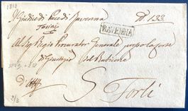 1812 Vorphilatelie- Brief / Ravenna  nach Forli