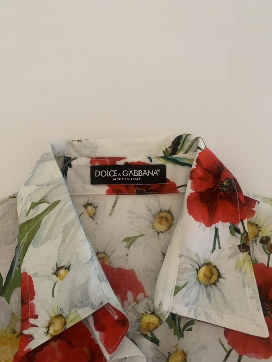 Dolce & Gabbana Blusen: Dolce & Gabbana Blumenhemd kurzarm  – Neu (gemäss Beschreibung) aus Oberengstringen von miga.ch 1