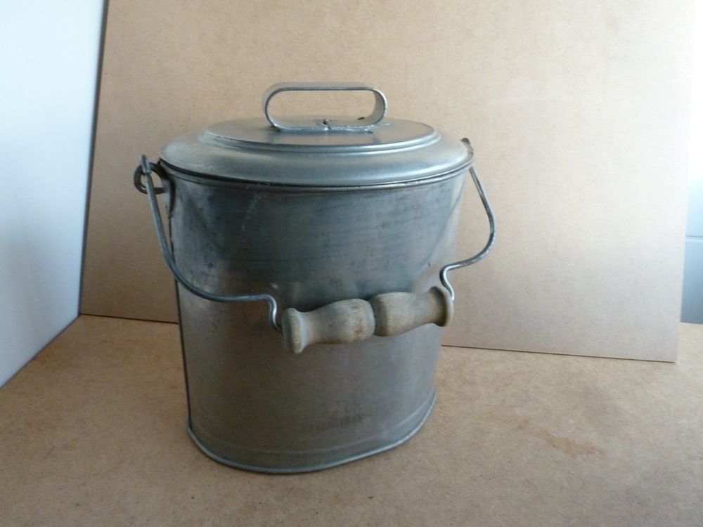 Seau Ovale Métal Cold Beer Avec Anse Bois Et 2 Ouvre-Bouteilles - Accessoire Fête 26x13cm