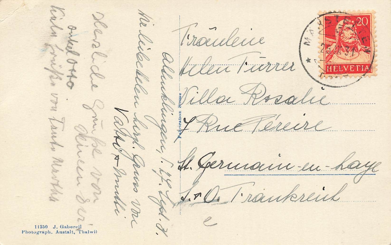 Cartoline postali: Schloss Altenklingen Märstetten – Usato da Biasca venduto da Blenio71 1